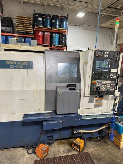 Mori Seiki MORI FANUC MSG 501 FANUC 18TA CNC CONVERSATIONAL CONTROL 4000 RPM SL 250BSMC 3 AXIS CNC LATHE WITH SUB SPINDLE 4 Axis