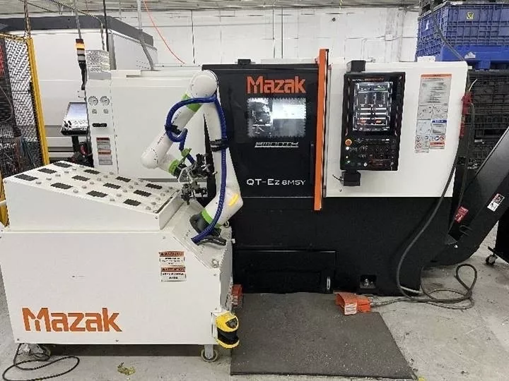 Mazak MAZATROL SMOOTH EZ CNC 5,000 RPM QT EZ 8MSY 4 Axis