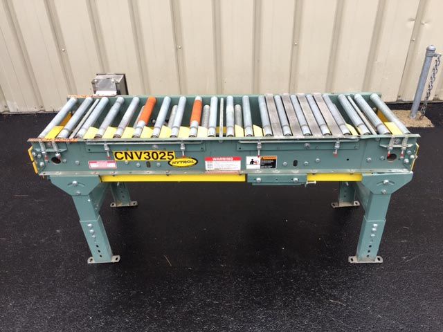 Hytrol 60" Long Powered Live Roller Case Conveyor