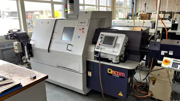 Citizen CNC CONTROL 8000 rpm M32-V Swiss-Type Automatic Lathe 2 Axis