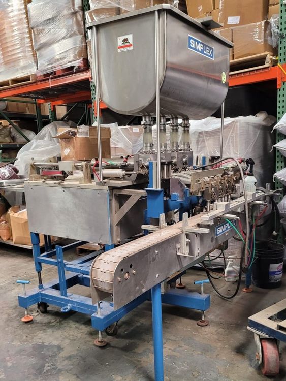 Simplex T 400 automatic piston filler