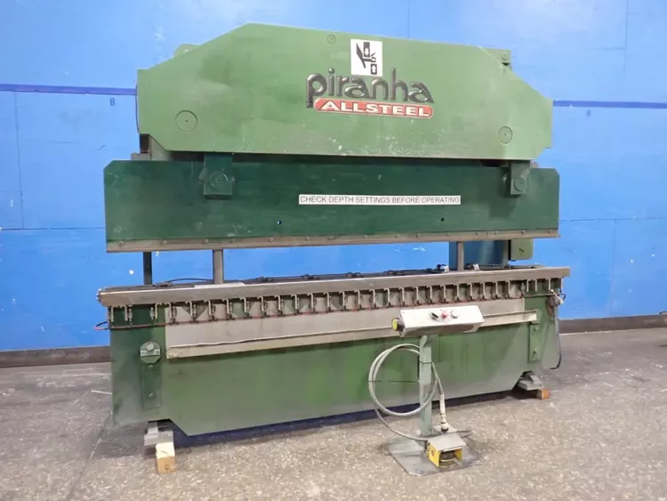 Piranha 95-10 Press brake length capacity: 122"
