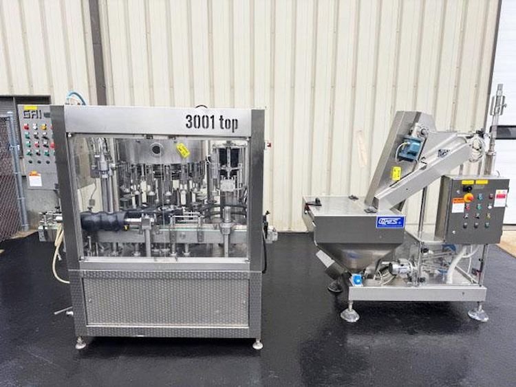 GAI 16 Valve Triblock Bottle Sparger, Filler & Corker