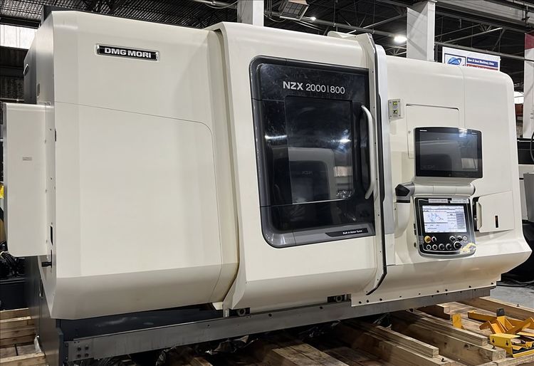 DMG Fanuc 31iB CELOS-ERGOline Touch CNC Control 5,000 RPM Mori NZX2000/800STY3 CNC Multi-Axis Turning Center 10 Axis