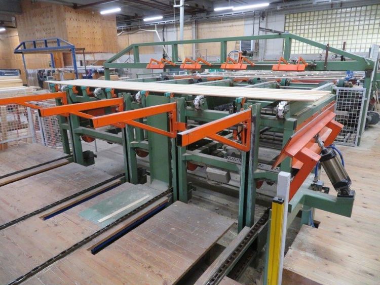 Waco HM 225/3000 Complete moulder line with with tongue-groove line