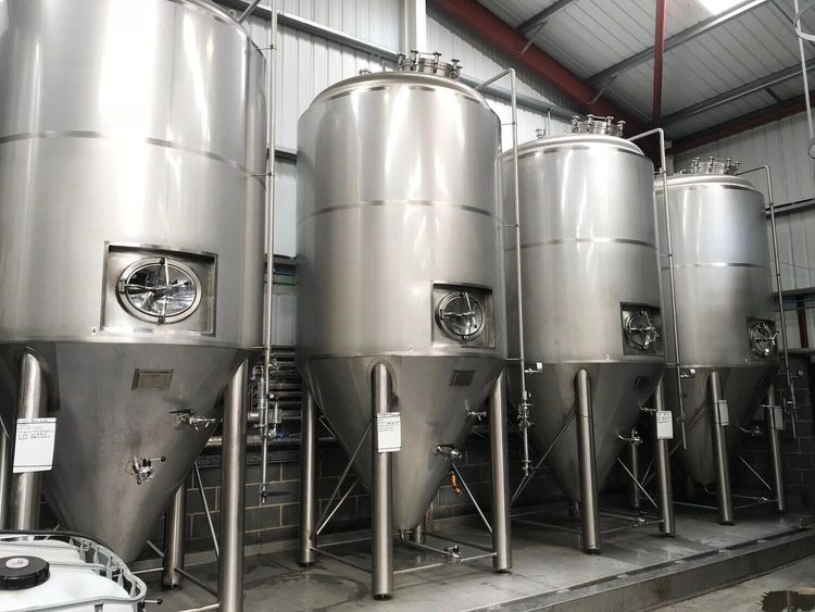 Vertical Cylindrical Conical Bottomed Fermenter