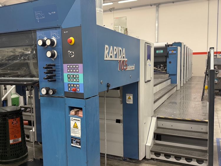 KBA RAPIDA 105-6+L Universal 72 × 105 cm