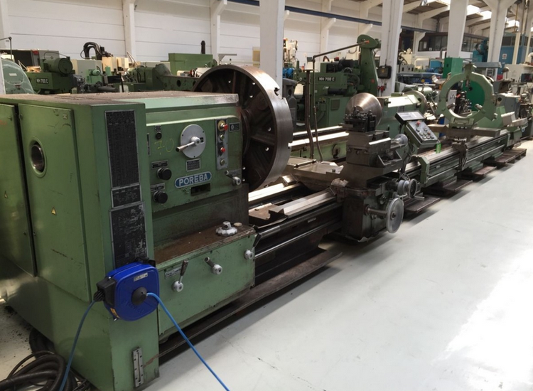 Poreba Engine Lathe 500 rpm (24 steps) TR 135/6M