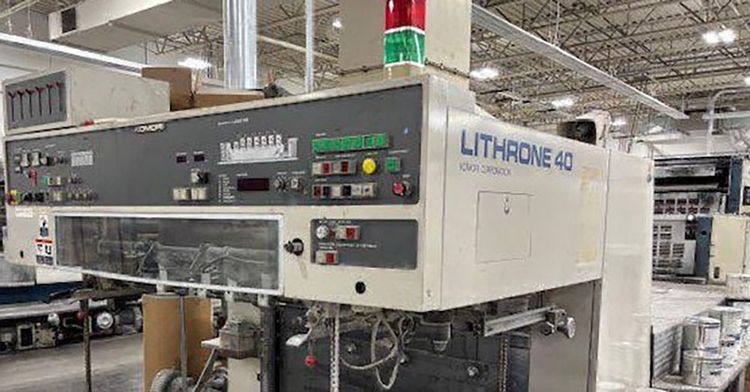 Komori Lithrone 640 LX