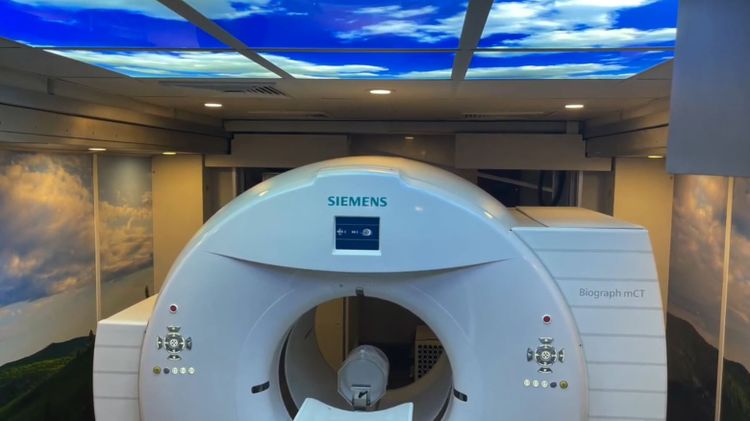 Siemens Biograph mCT 128 Mobile Pet CT Coach