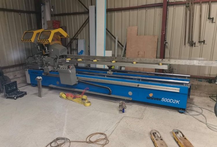Pertici Pertici Univer 500D2K Two-head saw for aluminum and PVC CNC Control