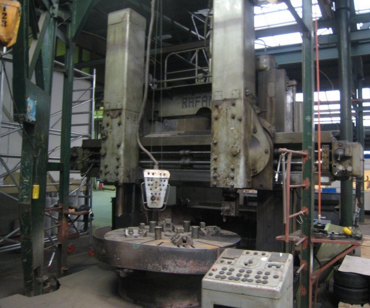Rafamet KCF 200 faceplate diameter: 2000 mm