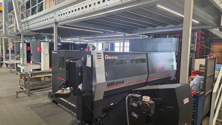 Amada ENSIS 3015 AJ 9 kW Fibre Laser with AS LUL CNC CONTROL