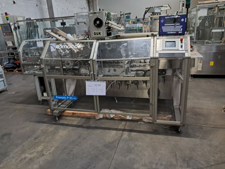Romaco Promatic P91, Cartoning & Case Packing Machine