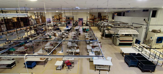 Jumberca, Motocono, Steiger, Stoll Full knitting plant