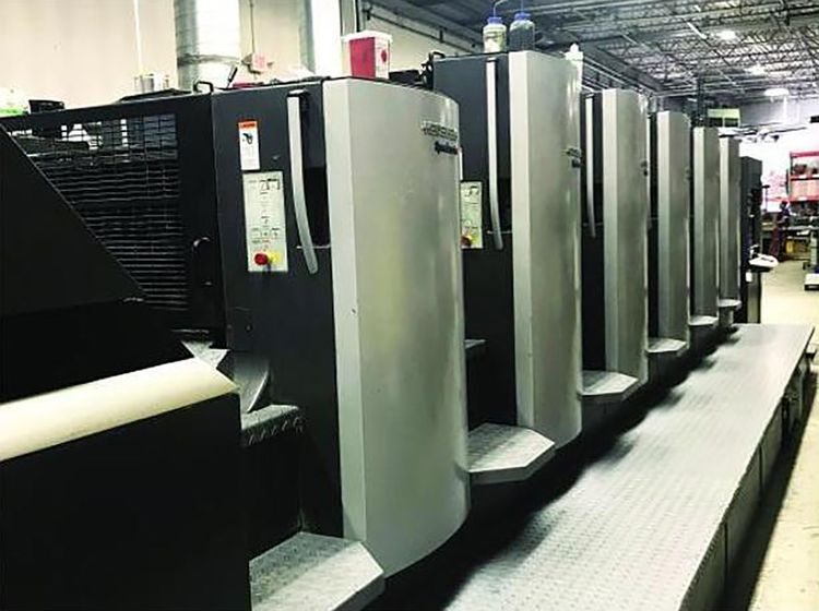 Heidelberg Speed master CD 102-5+L Plus Coater 72 x 102 cm