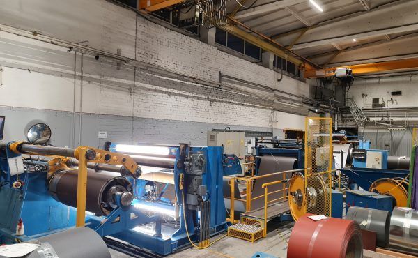 MACRING / SINTECH 1500 mm  Coil Uncoiling, Slitting and Recoiling Line