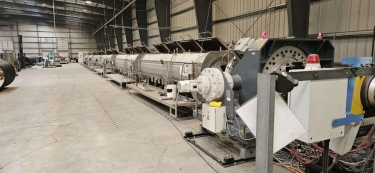 Battenfeld Helix II 630 VFI+FDC Pipe Extrusion Line