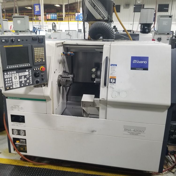 Citizen Fanuc Series 0i-TD Control 6,000 RPM BNA-42DHY 7 Axis