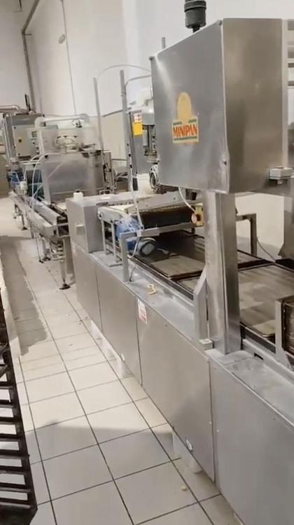 Minipan square bites production line