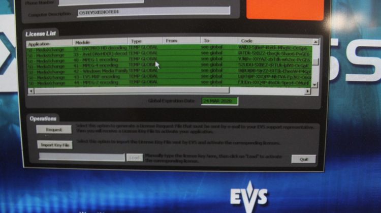 Evs Xt access and HD mediaXchange interface unit