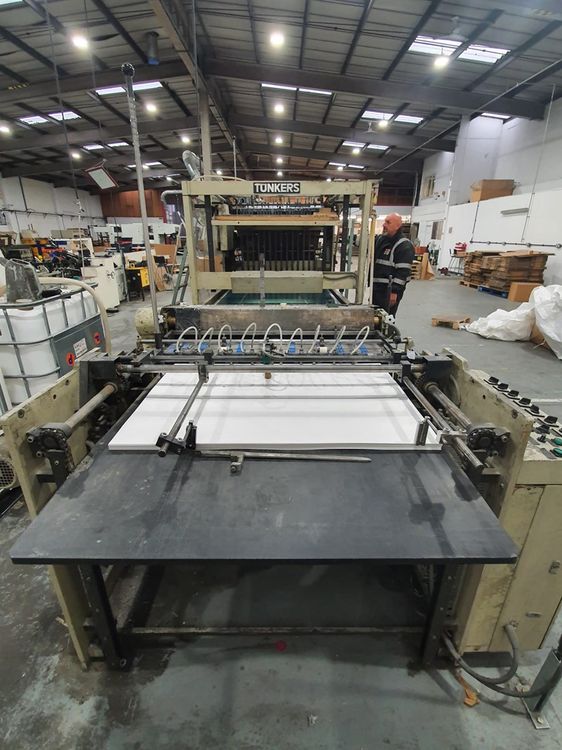 Tünkers 1450 Fully Automatic High Speed Sheet to Sheet Laminating Machine
