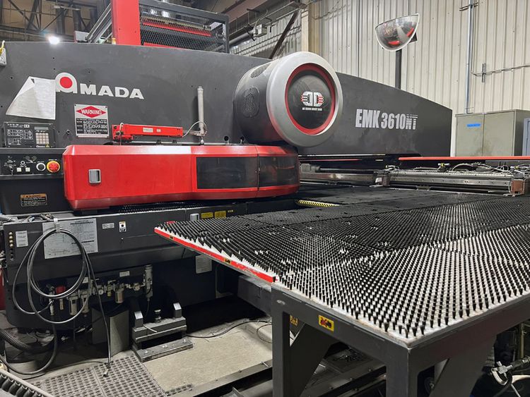 Amada 33-Ton EMK3610 NT Turret Punch Press 33 Tons