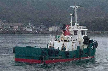 Revolving Crane Barge with Towing Tug & Pusher Boat