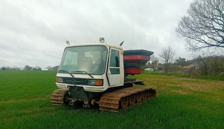 Modified snow groomer