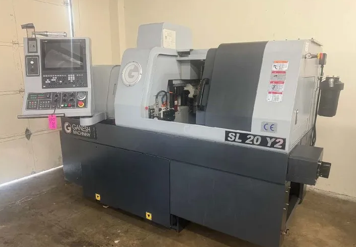 Ganesh CNC (Mitsubishi M830) Variable Speed Genturn SL-20Y2 2 Axis