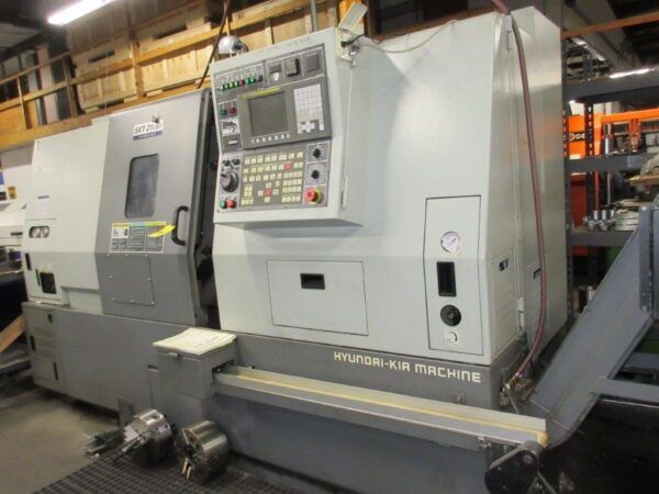 Hyundai-Kia FANUC 0iTC CNC CONTROL 4000 RPM SKT-21LMS CNC TURNING ...