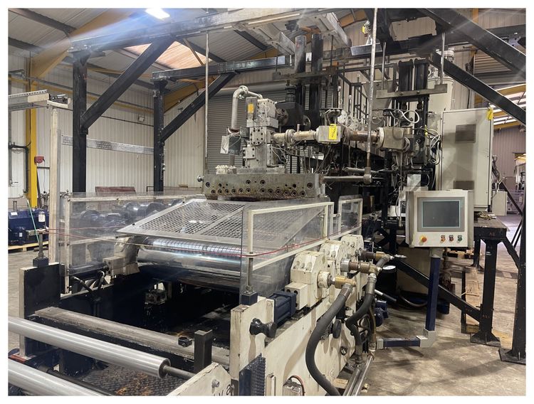 Twin screw PET sheet extrusion line