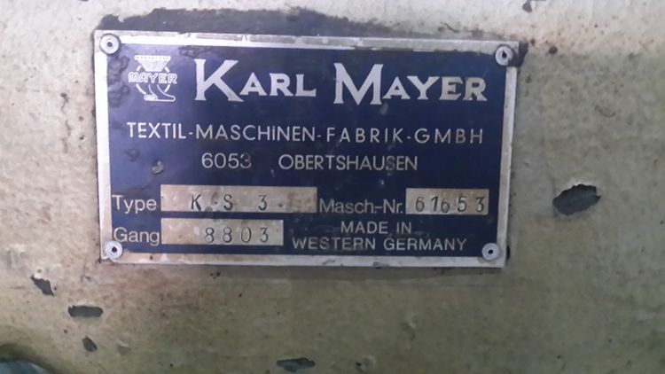 Karl mayer KS 3 E28 3  84 inch