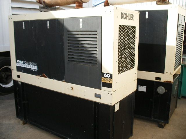 Kohler 60ROZP61 Used Diesel Generator Set. 60 kw