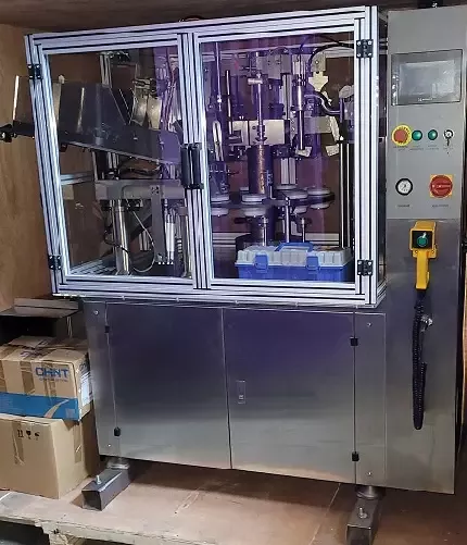 Total Pack RGZF-60DB, Metal Tube Filling and Sealing Machine