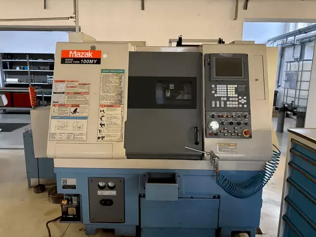 Mazak MAZATROL     Model: PC FUSION CNC 640T 6000 rpm 1/MIN Super Quick Turn 100 MY 3 Axis