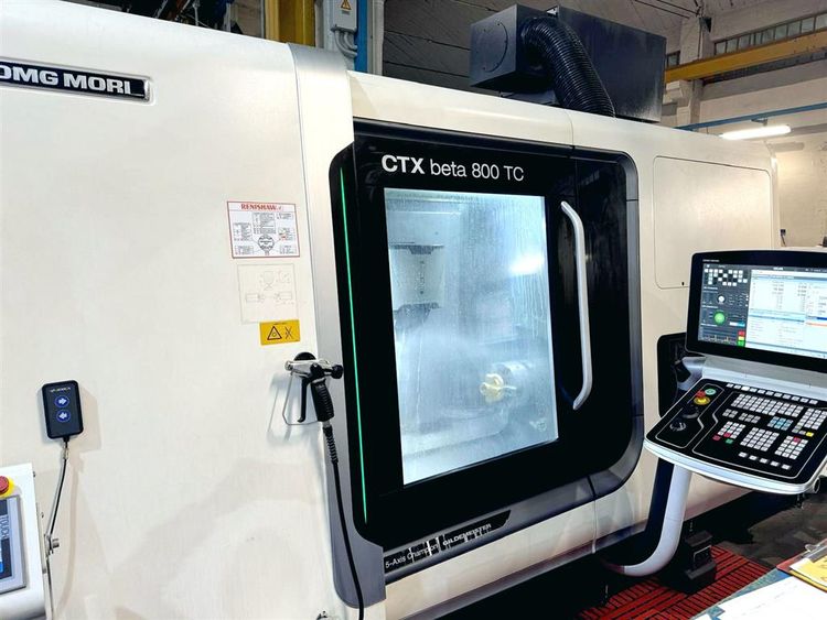 Gildemeister CELOS Siemens 840D sl Operate 5000 rpm CTX BETA 800 TC 3 Axis