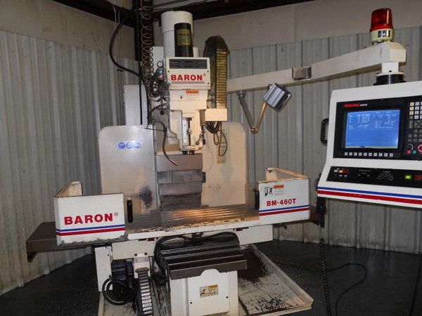 Baron BM-460T 3 Axis CNC Vertical Mill 4200 RPM