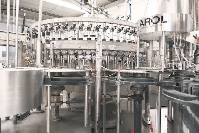 Krones PET filling line