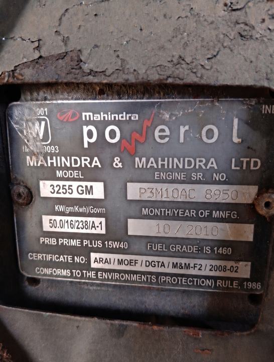 3 Mahindra 3255 GM 50 kW