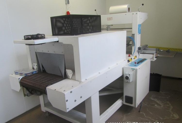 PT PAC 720 WRAPPING MACHINE WITH SHRINK TUNNEL