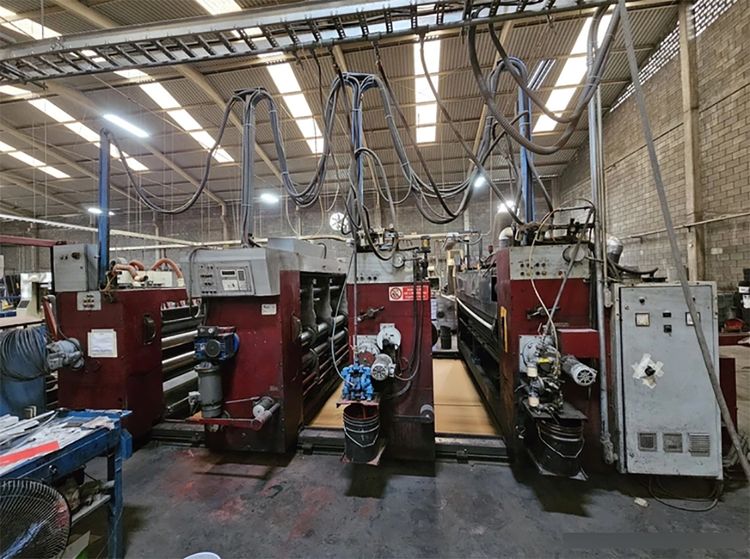 Curioni Rotary Die-Cutter with Slotting Section and Stacker 2 66"x142"