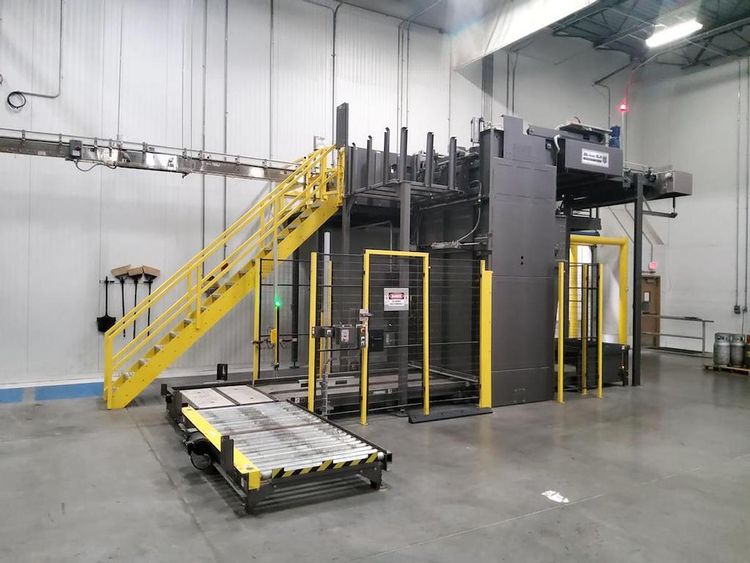 Busse W5002 Automatic High Level Bulk Container Depalletizer