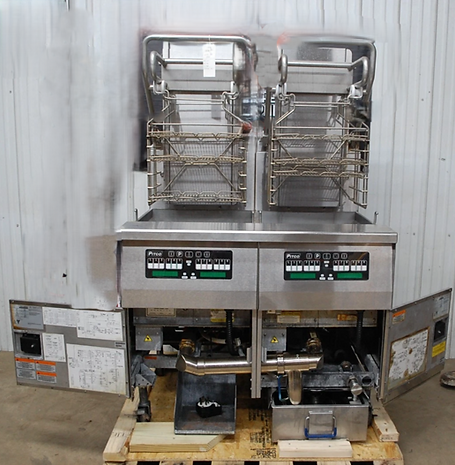 Pitco SELVRF  Solstice Dual Pot High Output Electric Rack Fryer