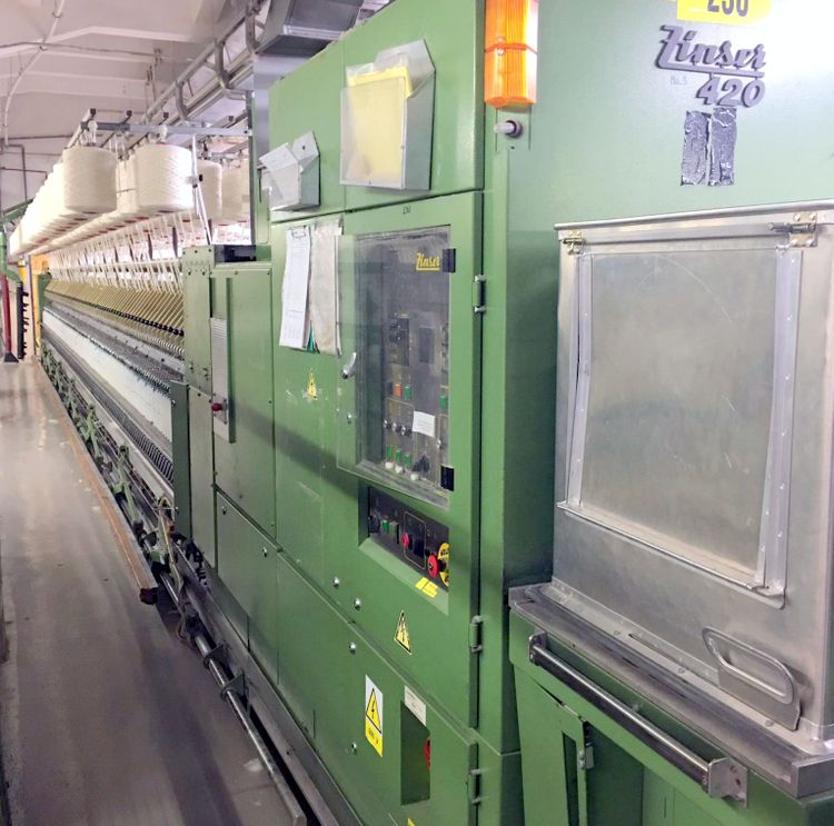 2 Zinser 421 worsted ring frames