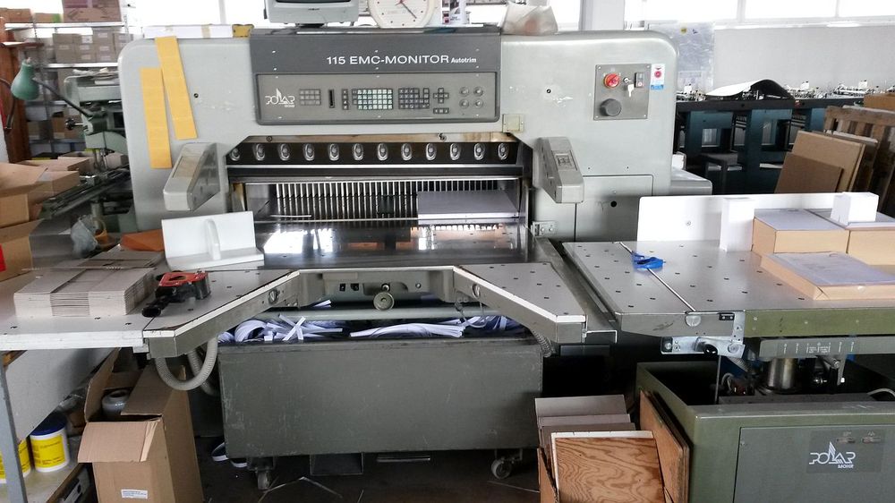 Polar 115 EMC Monitor, Cutting Machine