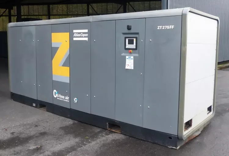 Atlas Copco ZT275FF Max pressure: 7.5 bar