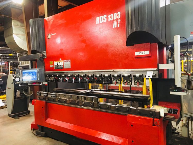 Amada HDS1303 NT Servo Hydraulic Hybrid Press Brake 143 Ton