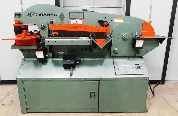 Piranha P90 90 Ton Hydraulic Ironworker