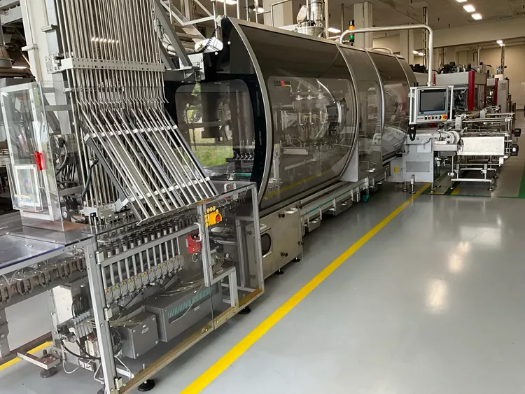  	Complete IMA capsule coffee line incl. packaging line 